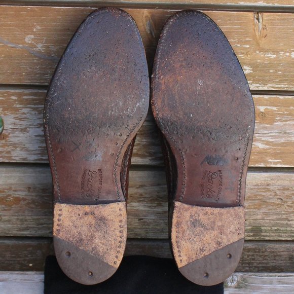 Vintage 80s Dack's Water Bison Wholecut Oxford, Made in Canada, Men's 7.5 E, EUC - Picture 12 of 14